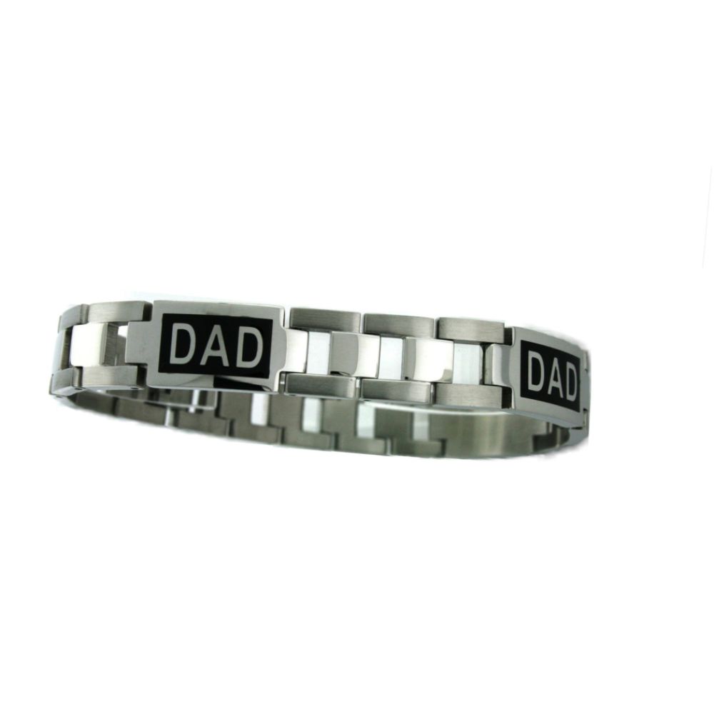Stainless Steel 8.5" Dad Bracelet at Sears.com