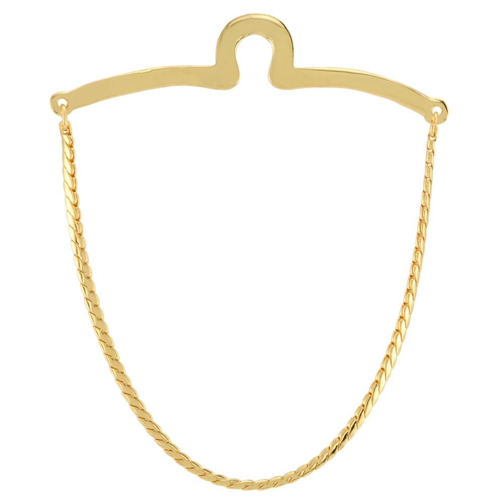 Stainless Steel & Gold Plated Tie Chain with Snake Chain at Sears.com