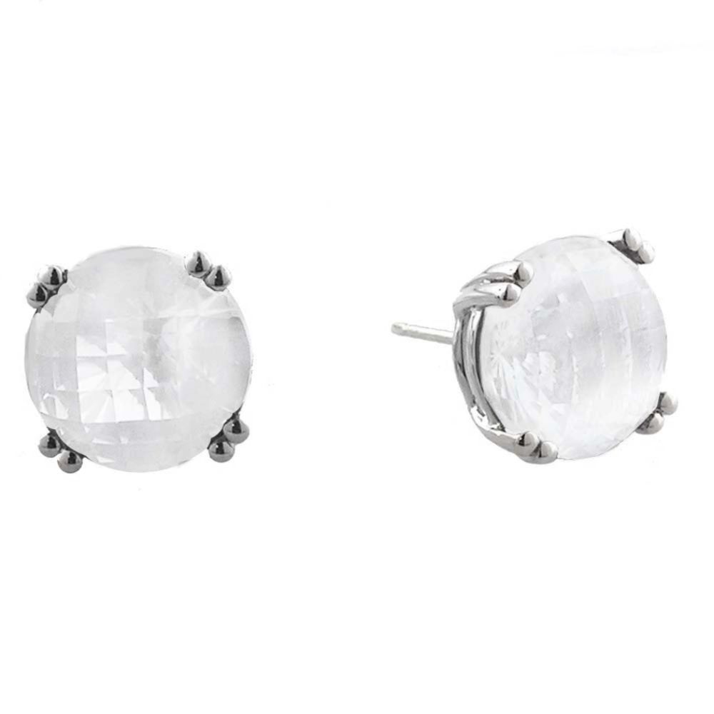 White Topaz Stud Earrings. 14k Yellow Gold at Kmart.com