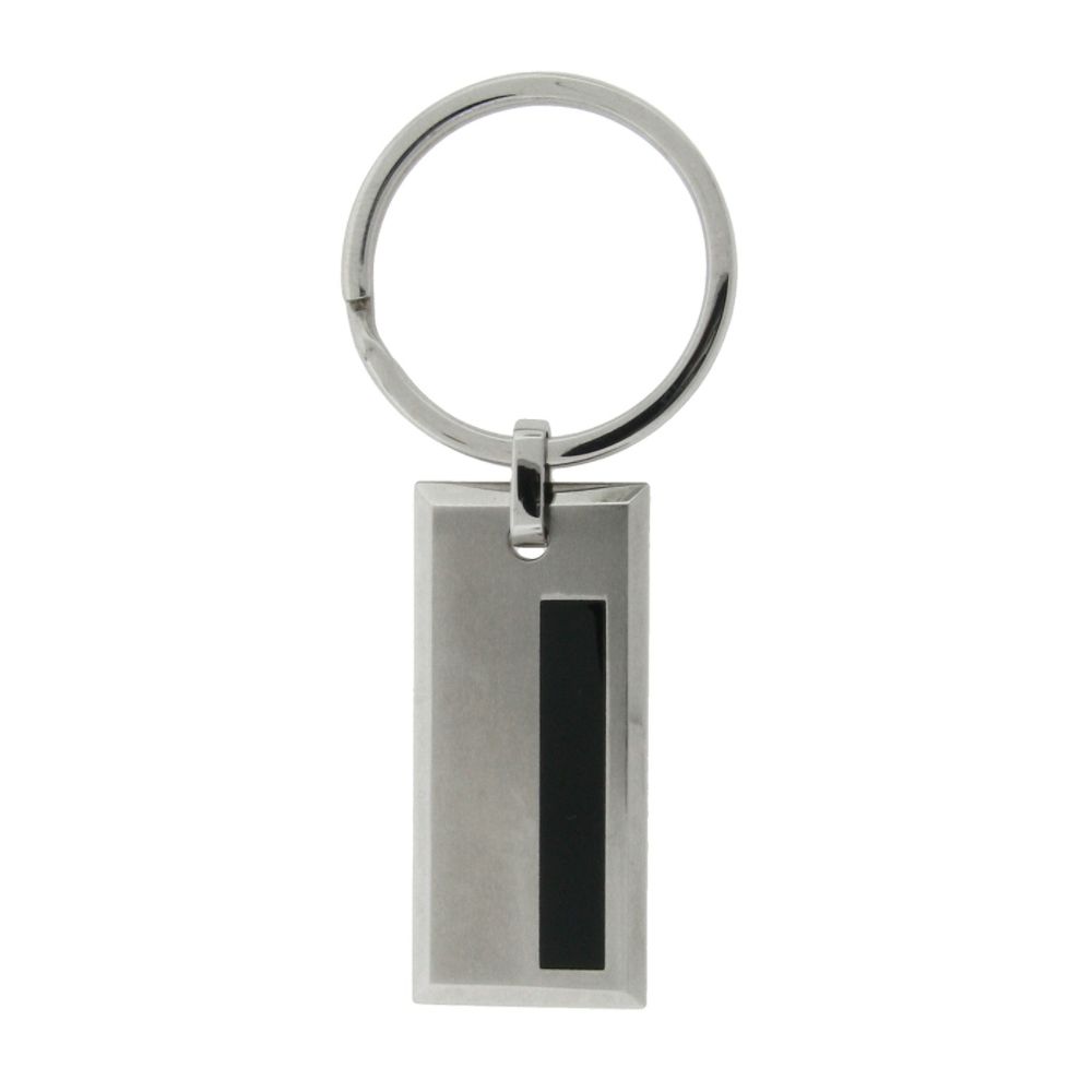 Men's Stainless Steel with Black Resin Key Chain at Sears.com