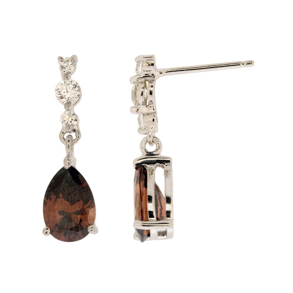 DIAMONBLISS Simulated Diamond Sterling Silver Earring at Kmart.com