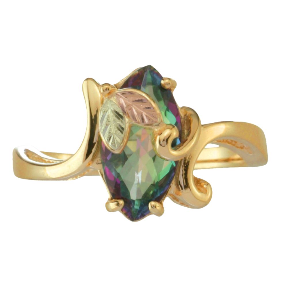 Black Hills Gold Tricolor 10K Gold Ladies Topaz Ring at Sears.com