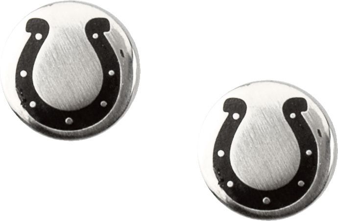 Nfl Indianapolis Colts Button Earrings