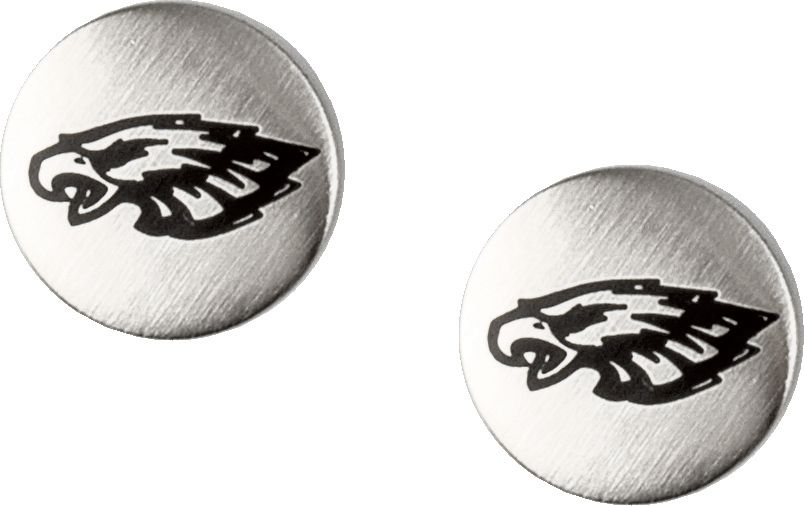 Nfl Philadelphia Eagles Button Earrings