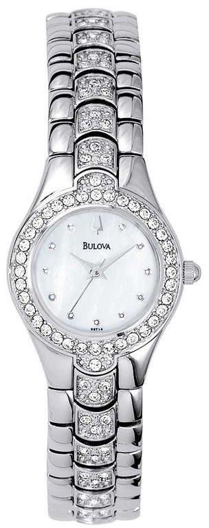 Ladies White Tone Watch