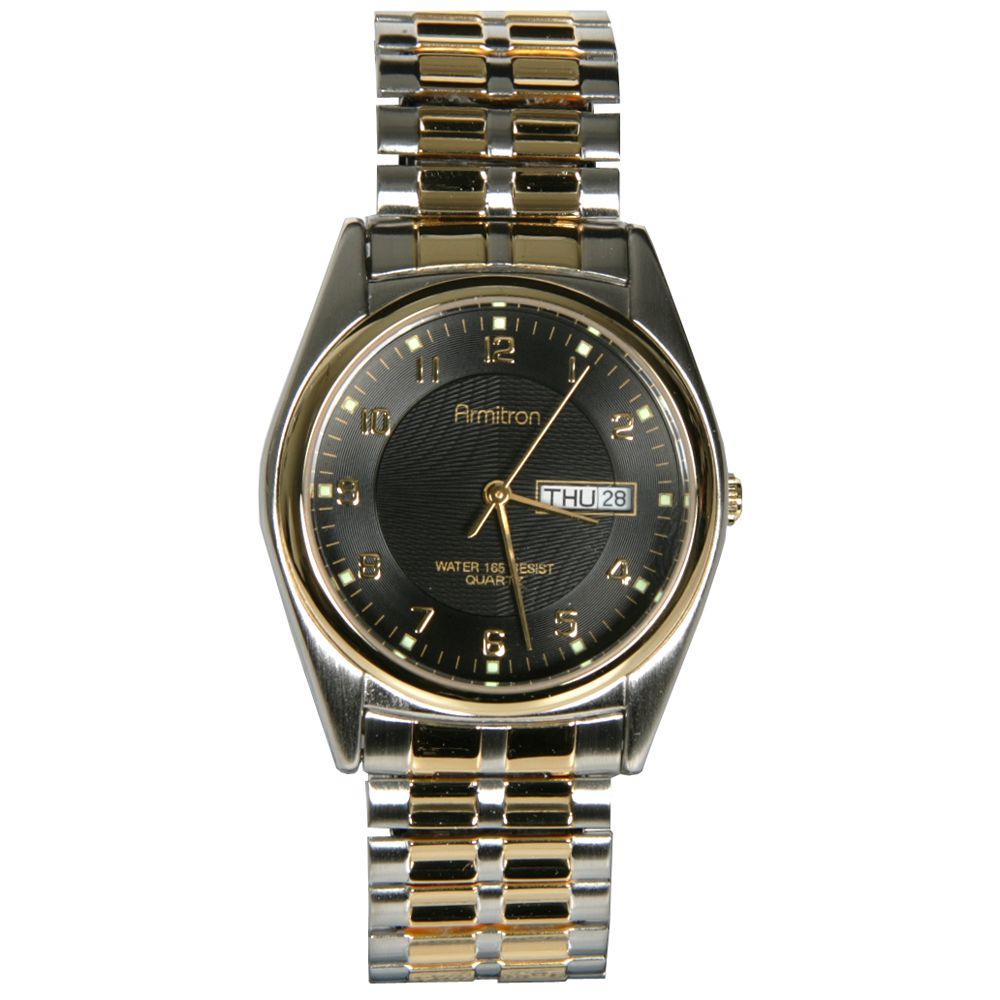 Armitron Watch, Gold Case/Gold & Silver Strap, 1 watch at Kmart.com