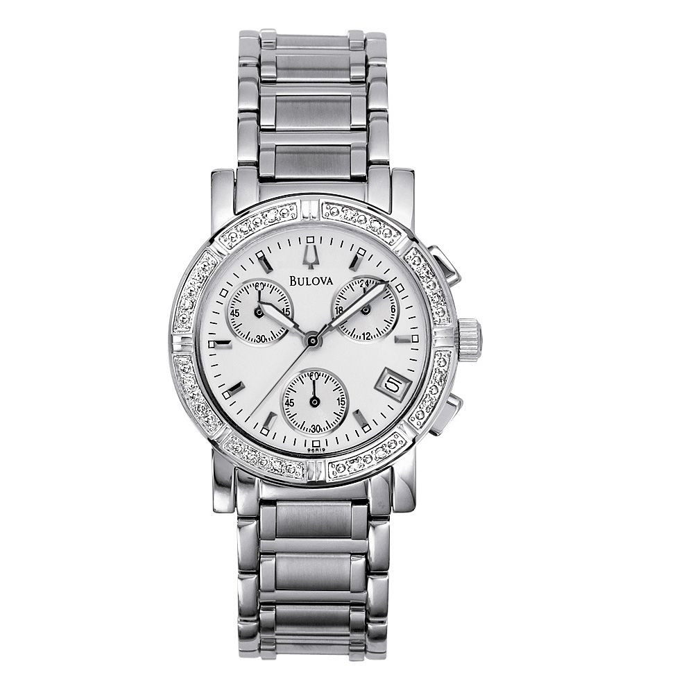 Bulova Ladies Dress Watch with Diamond Accents