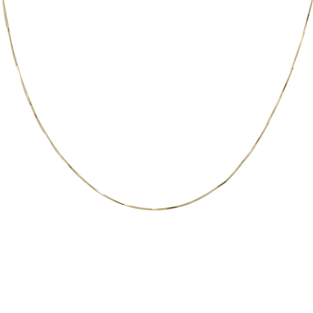 Snake Chain Necklace. 10K Yellow Gold at Sears.com