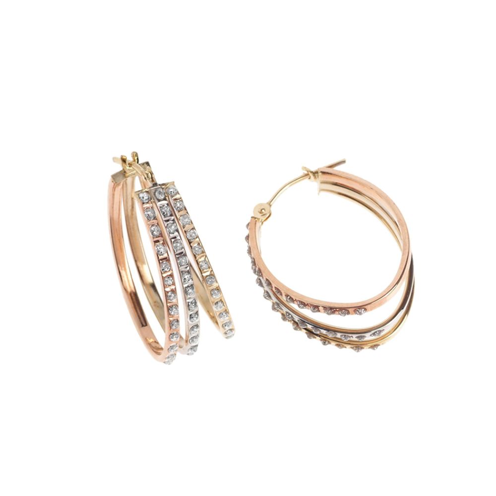 Diamond Fascination Diamond Accent 14K Tri