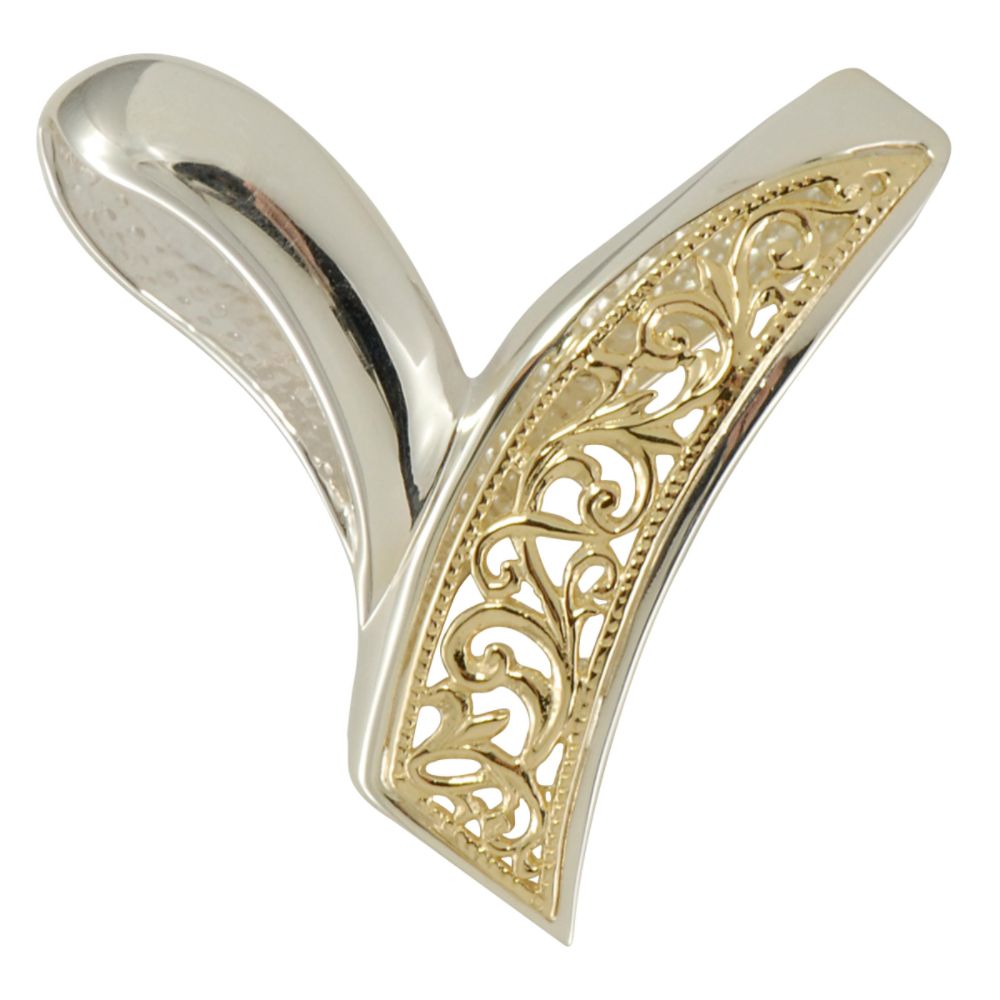 V Shaped Filigree Pendant. 14K Yellow Gold at Sears.com