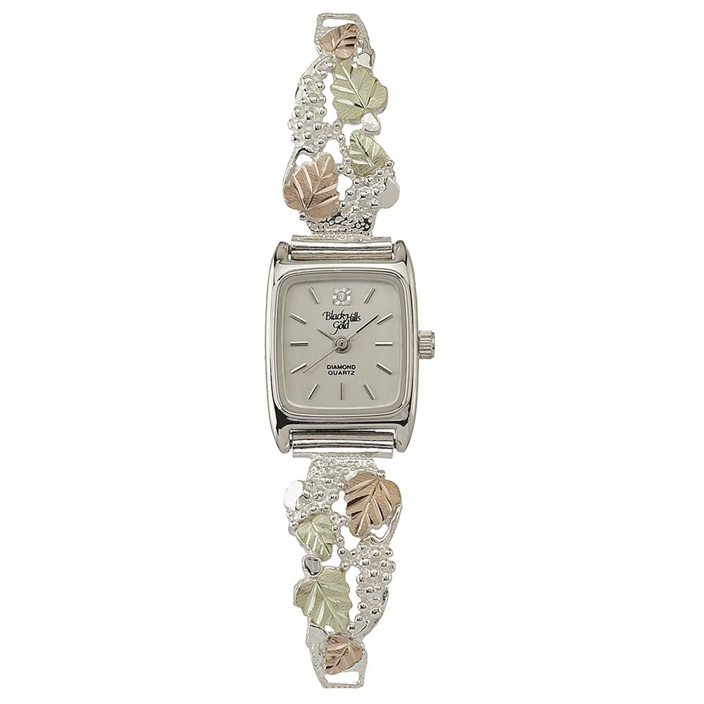Tricolor Sterling Silver Vine Watch