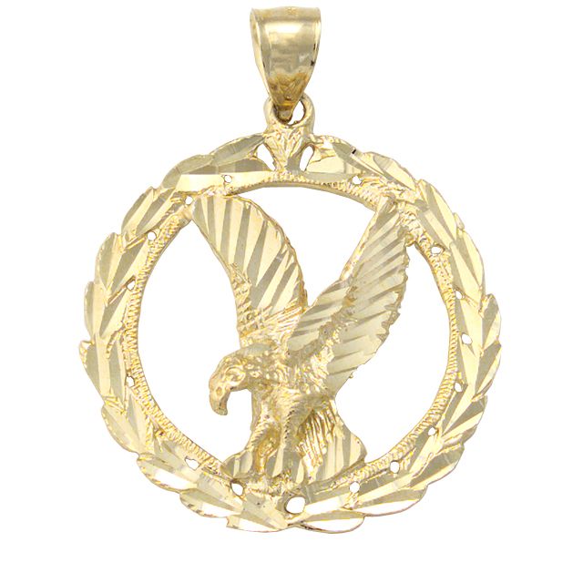 10k Gold Diamond Cut Charm at Kmart.com