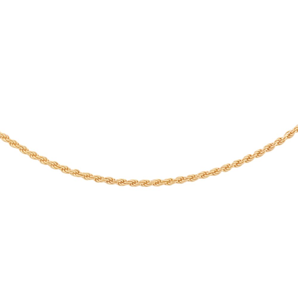 20" Corda Chain Necklace. 24K Yellow Gold over Sterling Silver at Kmart.com