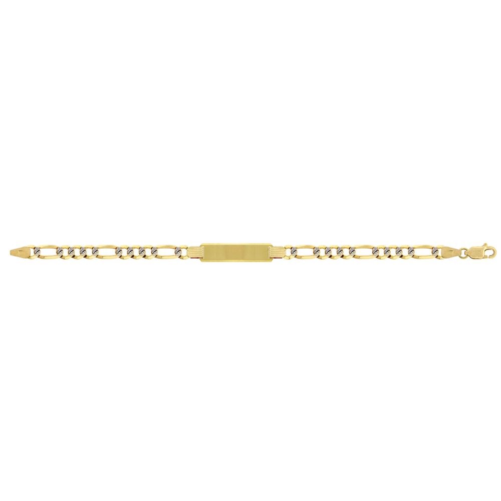 Childs 14K Yellow Gold Figaro 6 " ID Bracelet at Sears.com