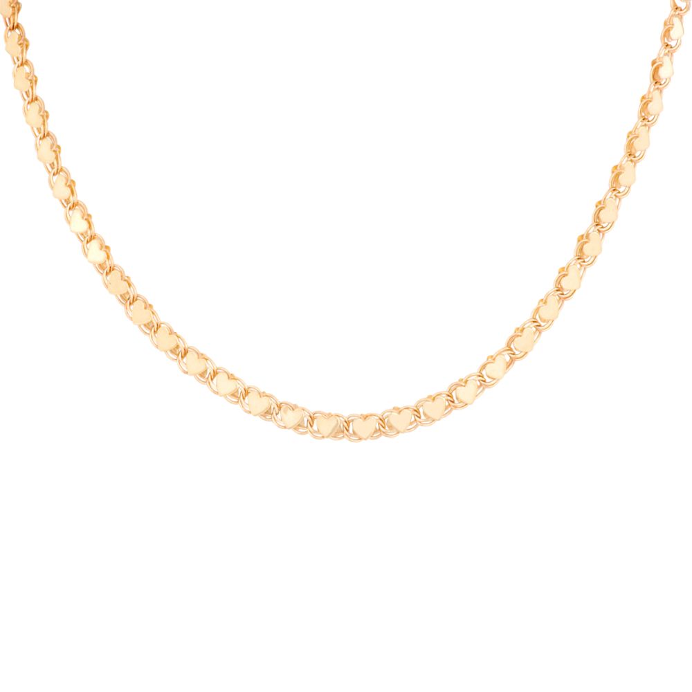 Yellow Gold Mirror Heart Rope Necklace at Sears.com