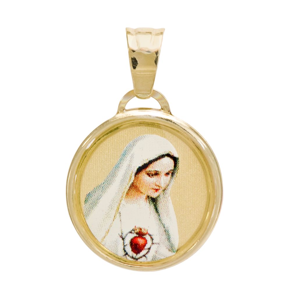 Virgin Mary Medal. 14K Yellow Gold at Sears.com