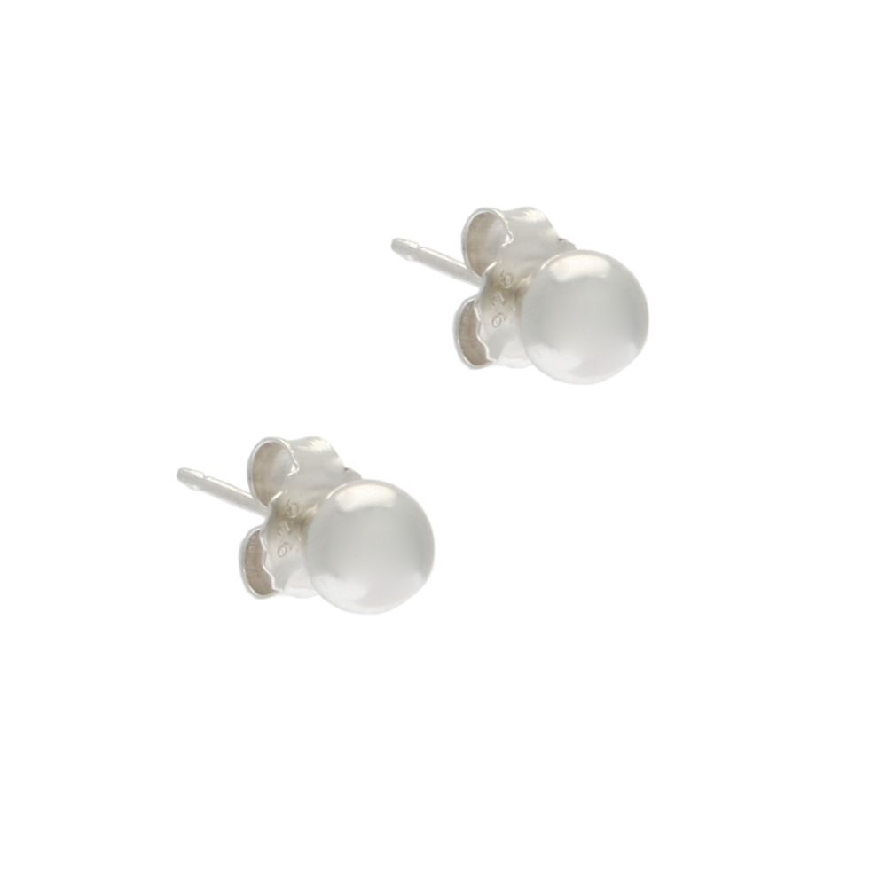 Sterling Silver 5MM Ball Stud Earrings