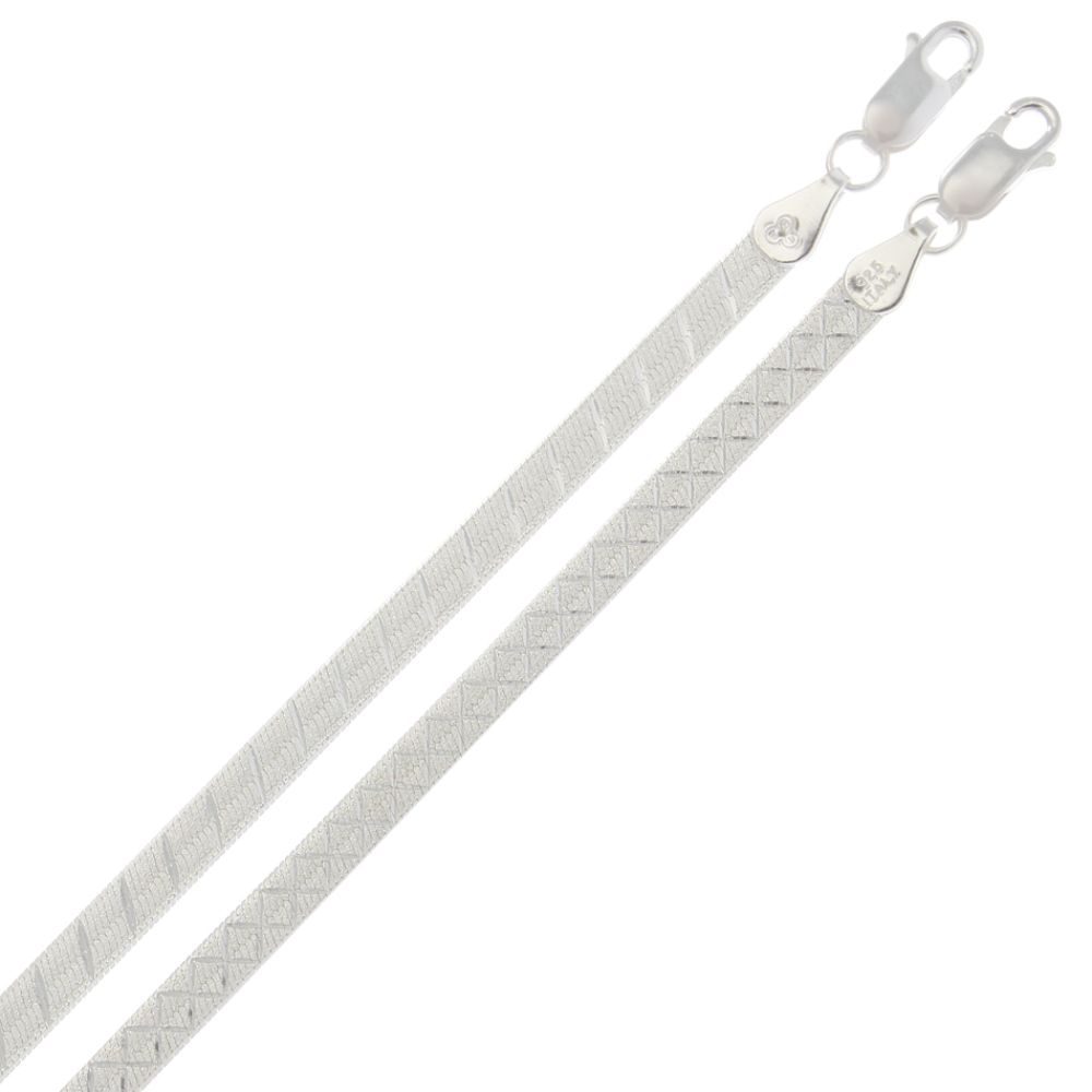 Sterling Silver Herringbone 18" Reversible Chain Necklace at Kmart.com