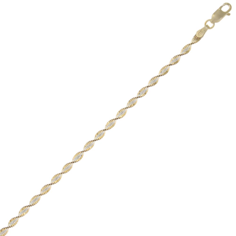 Two-tone Gold Over Sterling Silver 18" Butterfly Twist Chain Necklace at Kmart.com