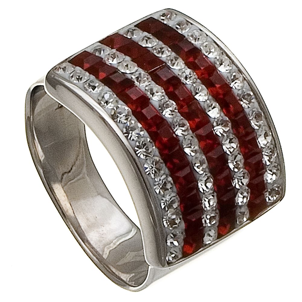 Sterling Silver with Crystal Ring