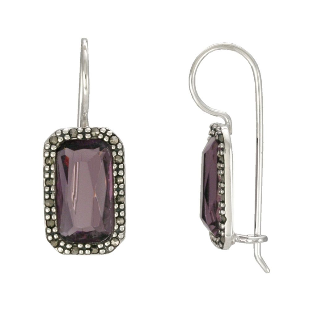 Victoria Crowne Purple Crystal and Marcasite