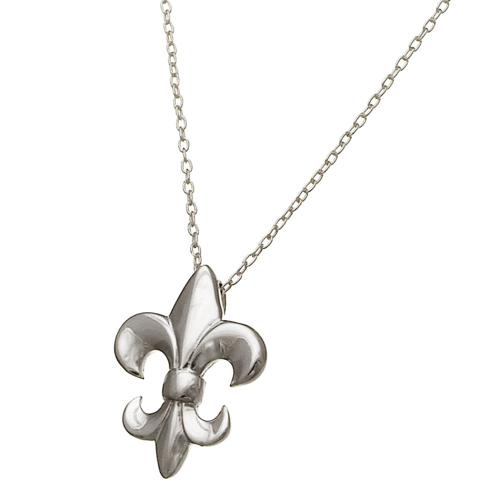 Silver Earth Sterling Silver Fleur De Lis Pendant at Sears.com