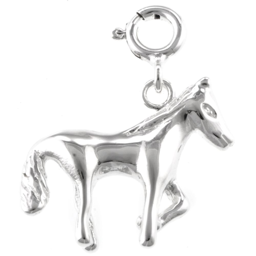 Trotting Horse Sterling Silver Charm at Sears.com
