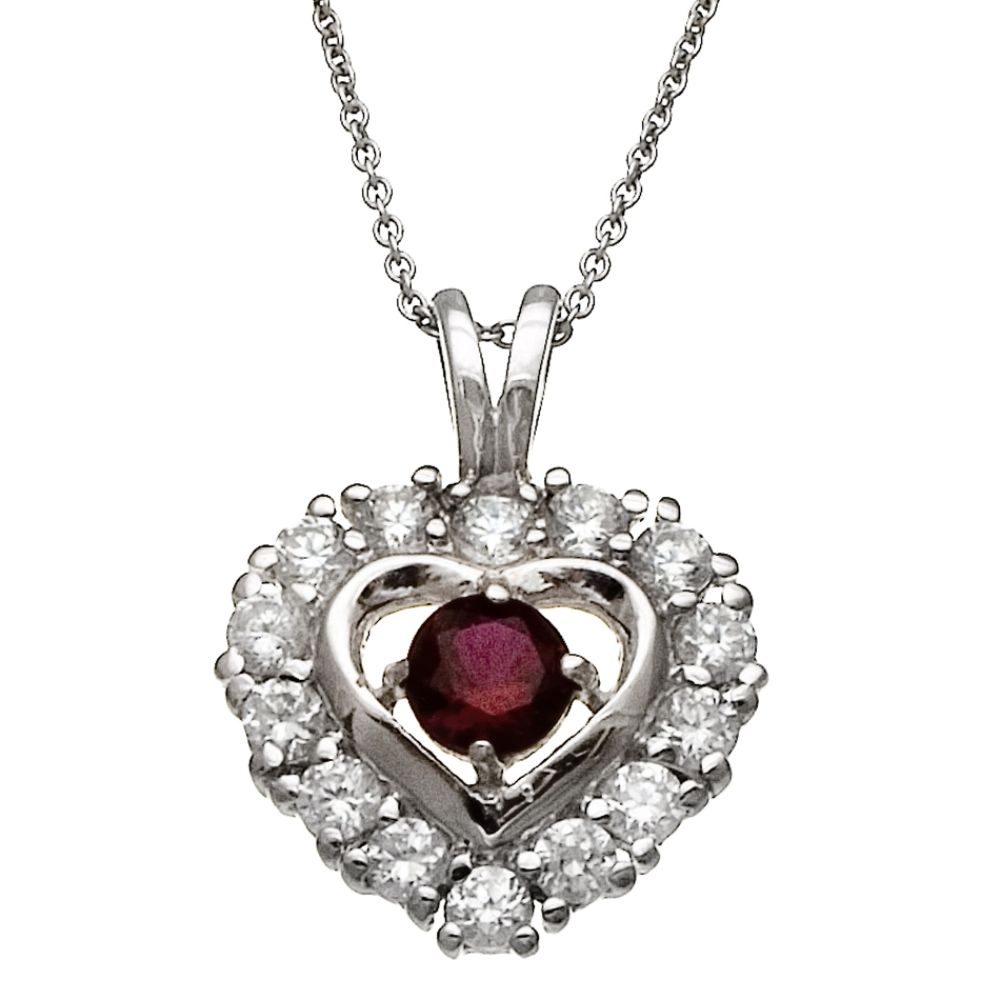 Heart Pendant in Sterling Silver