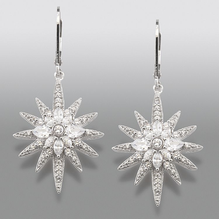Vedere Le Stelle&trade; Signature Star Simulated Diamond Earrings at Sears.com