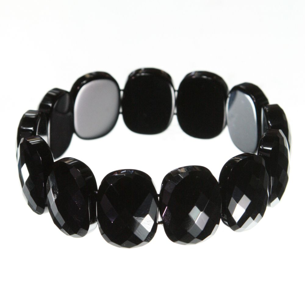 Oval Black Onyx Stretch Bracelet at Sears.com