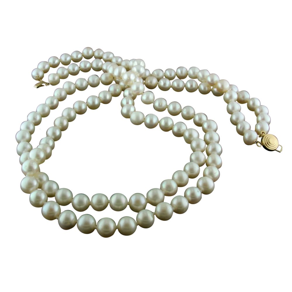 6.5 - 7mm Double Pearl Strand Necklace at Sears.com
