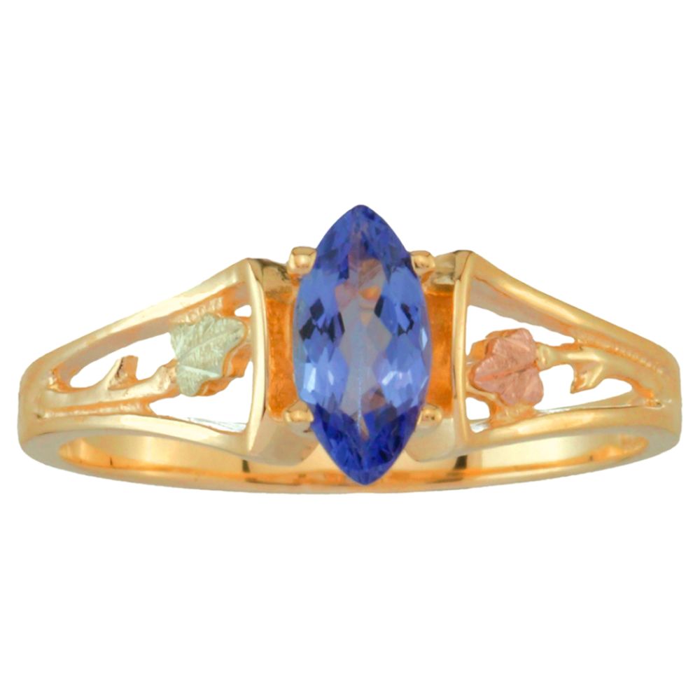Black Hills Gold Tricolor 10K Gold Ladies' Tanzanite Ring at Sears.com