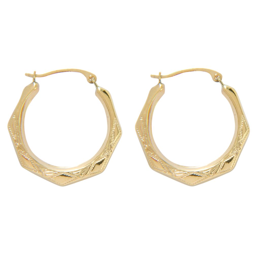 14kt Aztec Hoop at Sears.com