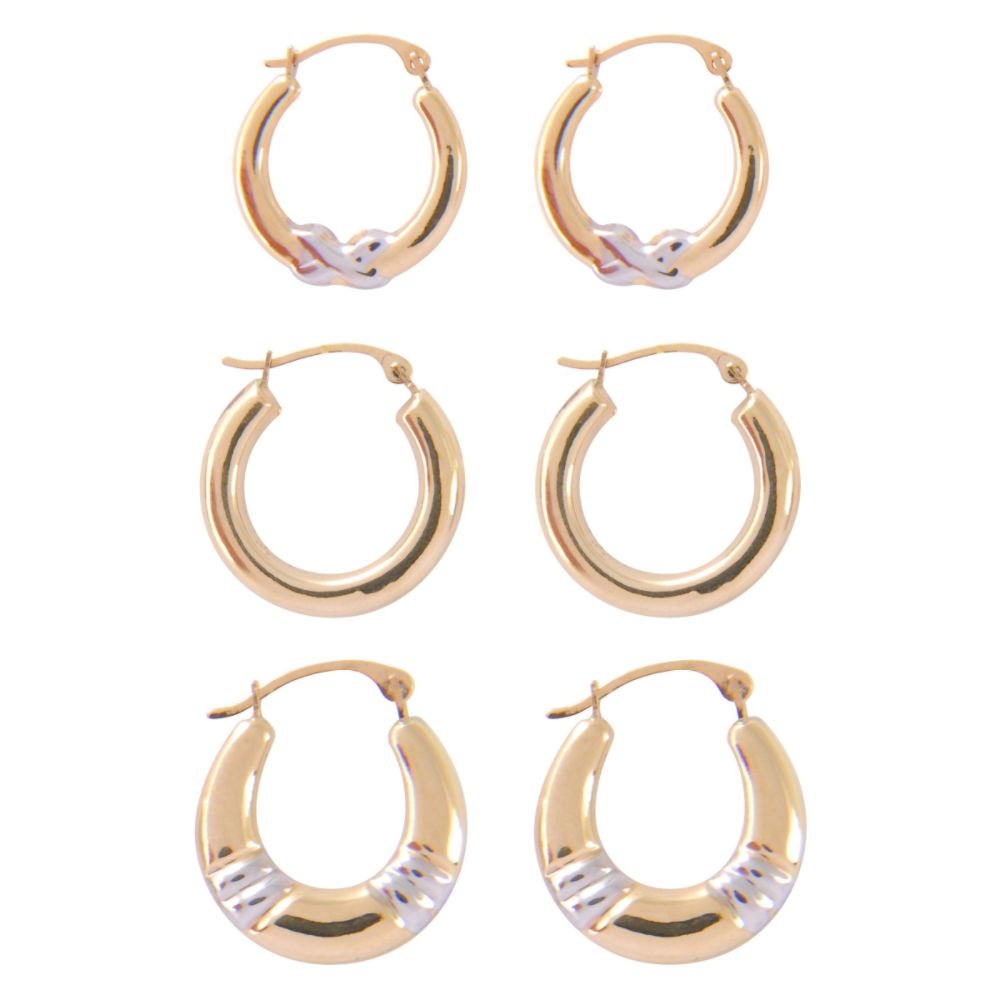14kt 3 Hoop Set at Sears.com
