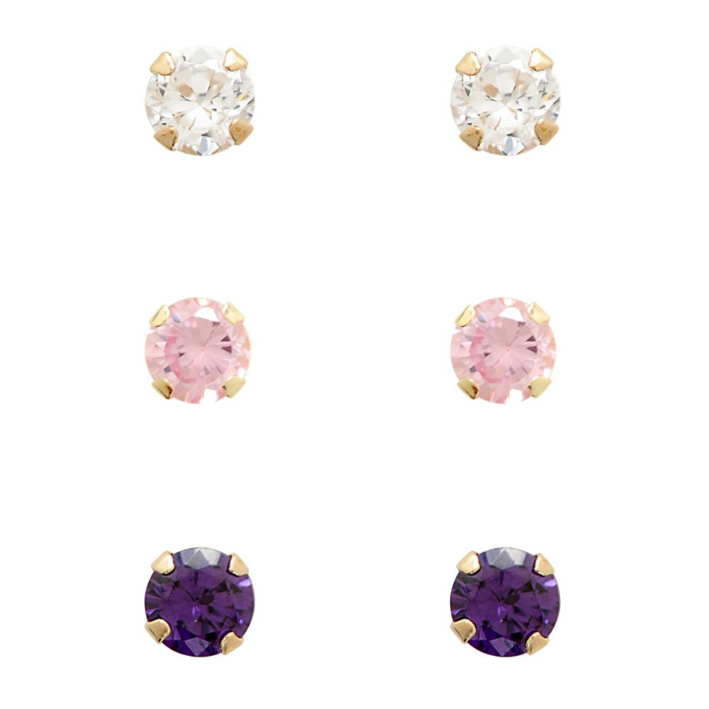 10kt 3mm Multi Color CZ Set at Sears.com
