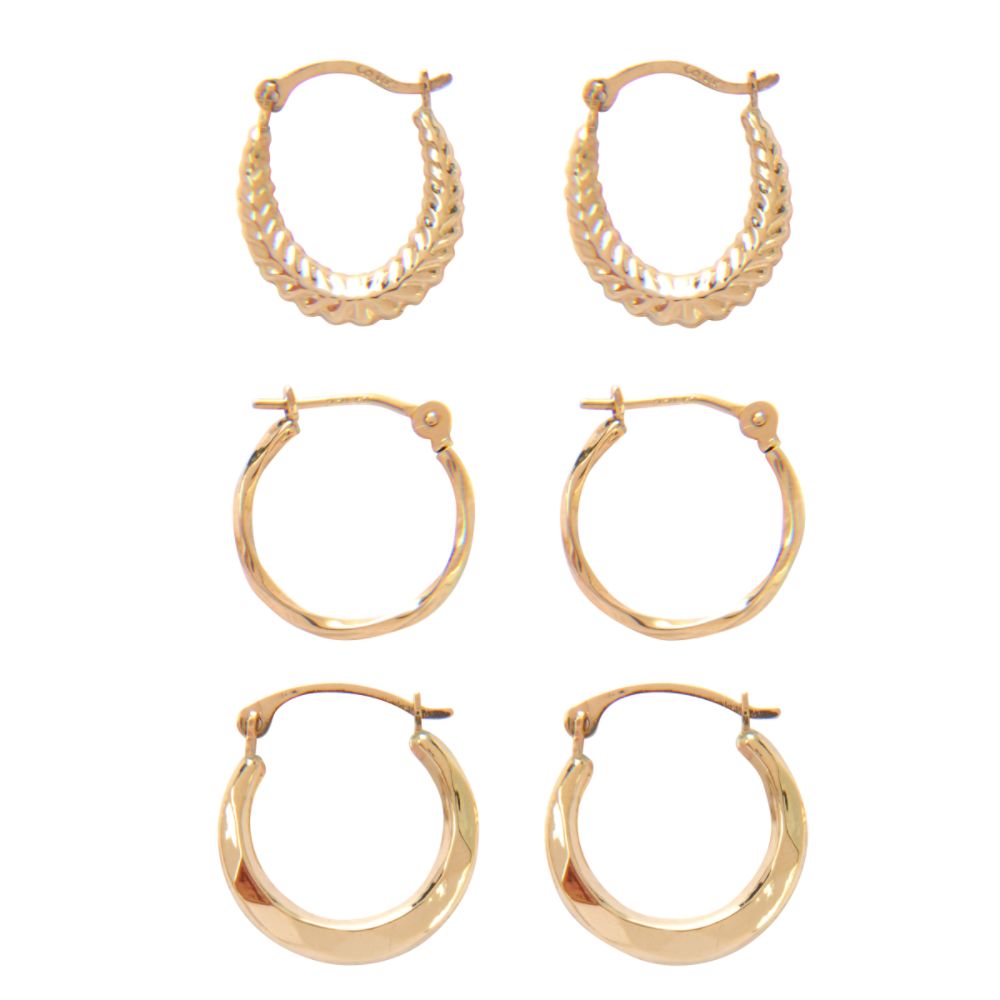 14kt 3 Hoop Set at Sears.com