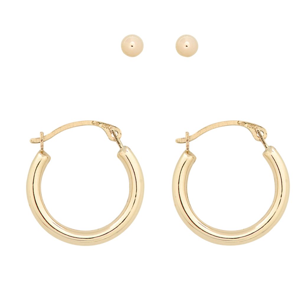 10kt Ball and Hoop Set at Sears.com
