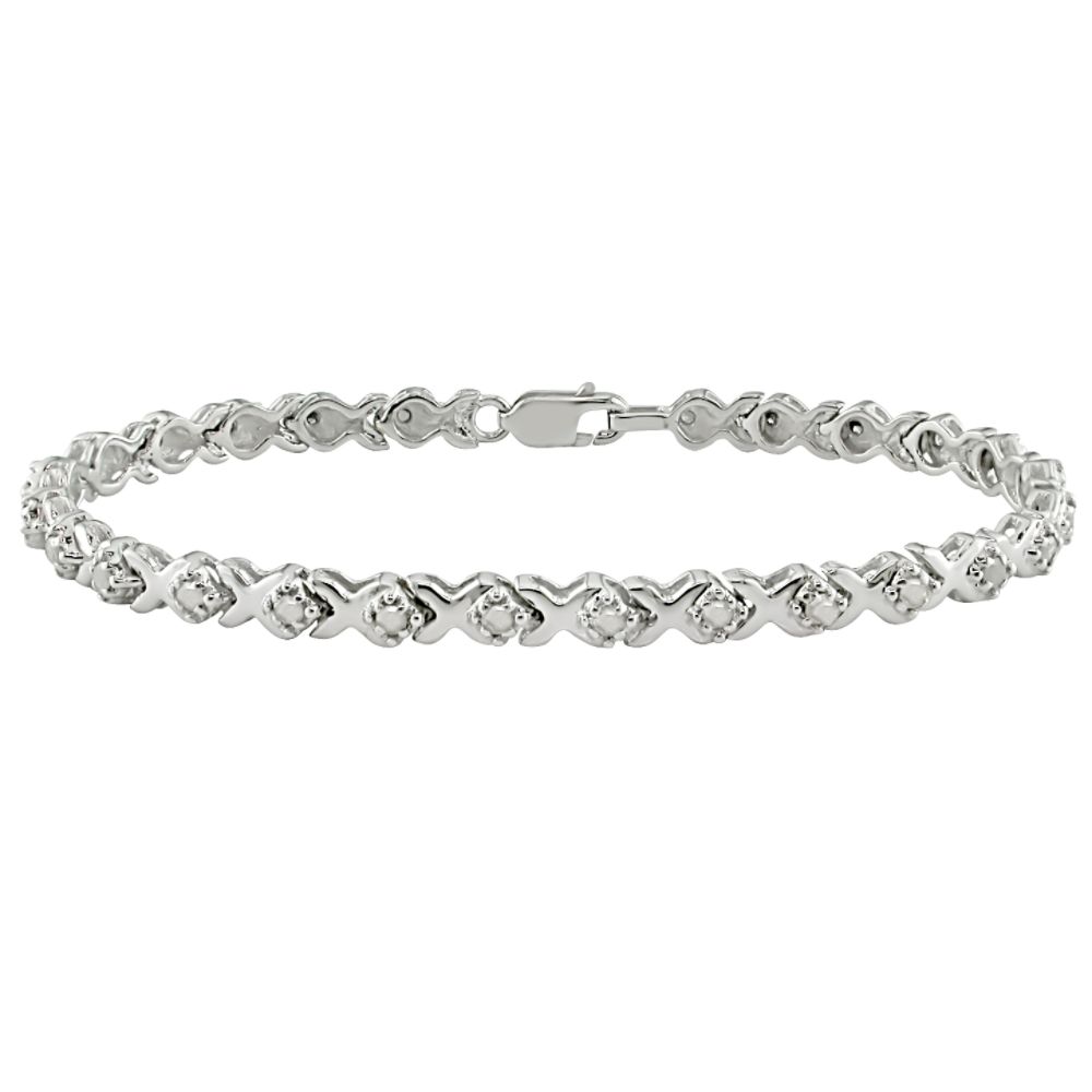 1 cttw Diamond Bracelet in Sterling Silver at Kmart.com