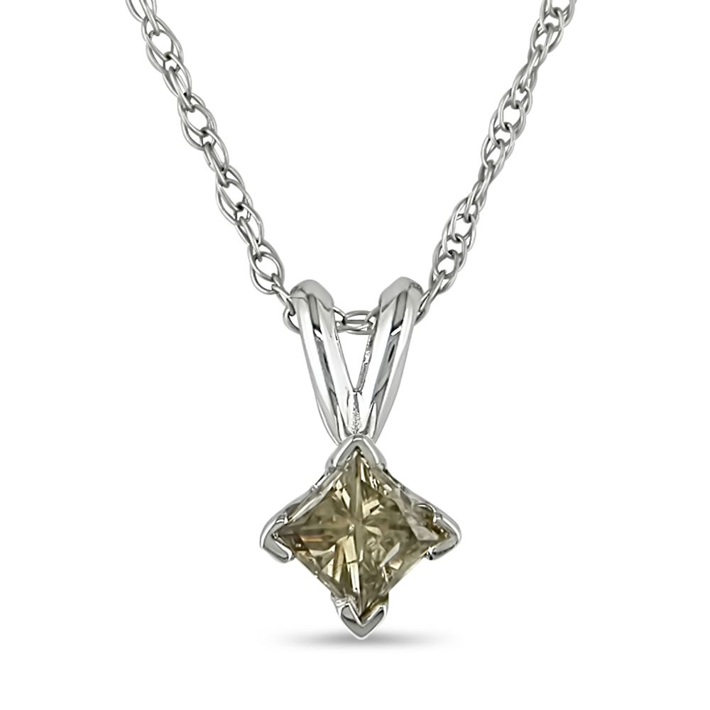 1/4 cttw Diamond Pendant in 10k White Gold