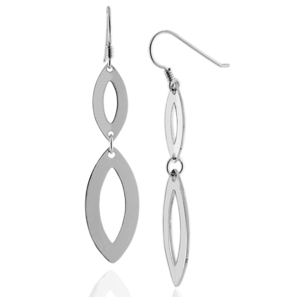 Sterling Silver Drop Earrings                                                                                                    at mygofer.com