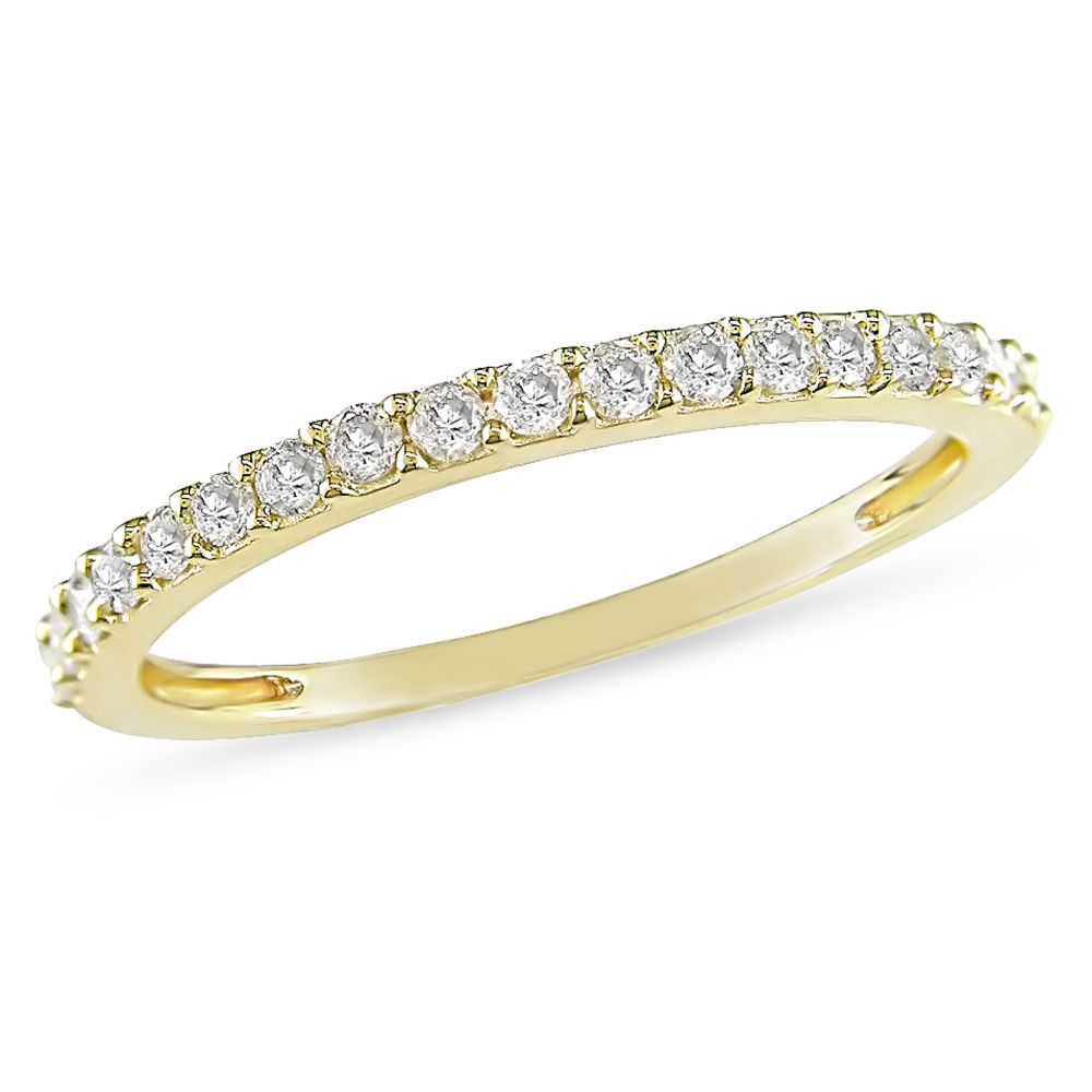 1 4 cttw Diamond Wedding Band in 10k Gold