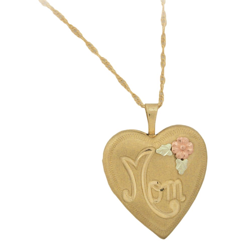 Black Hills Gold Tricolor Gold-Filled Heart