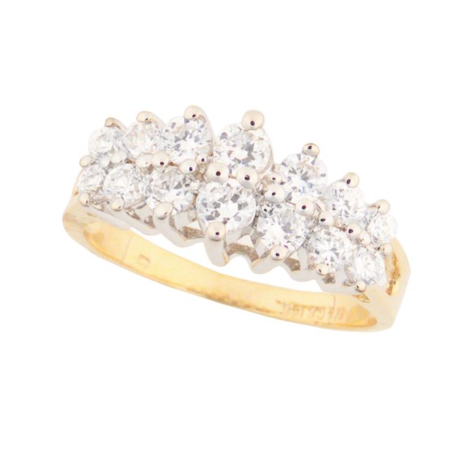 1 cttw Round Diamond Anniversary Ring in 14k Yellow Gold