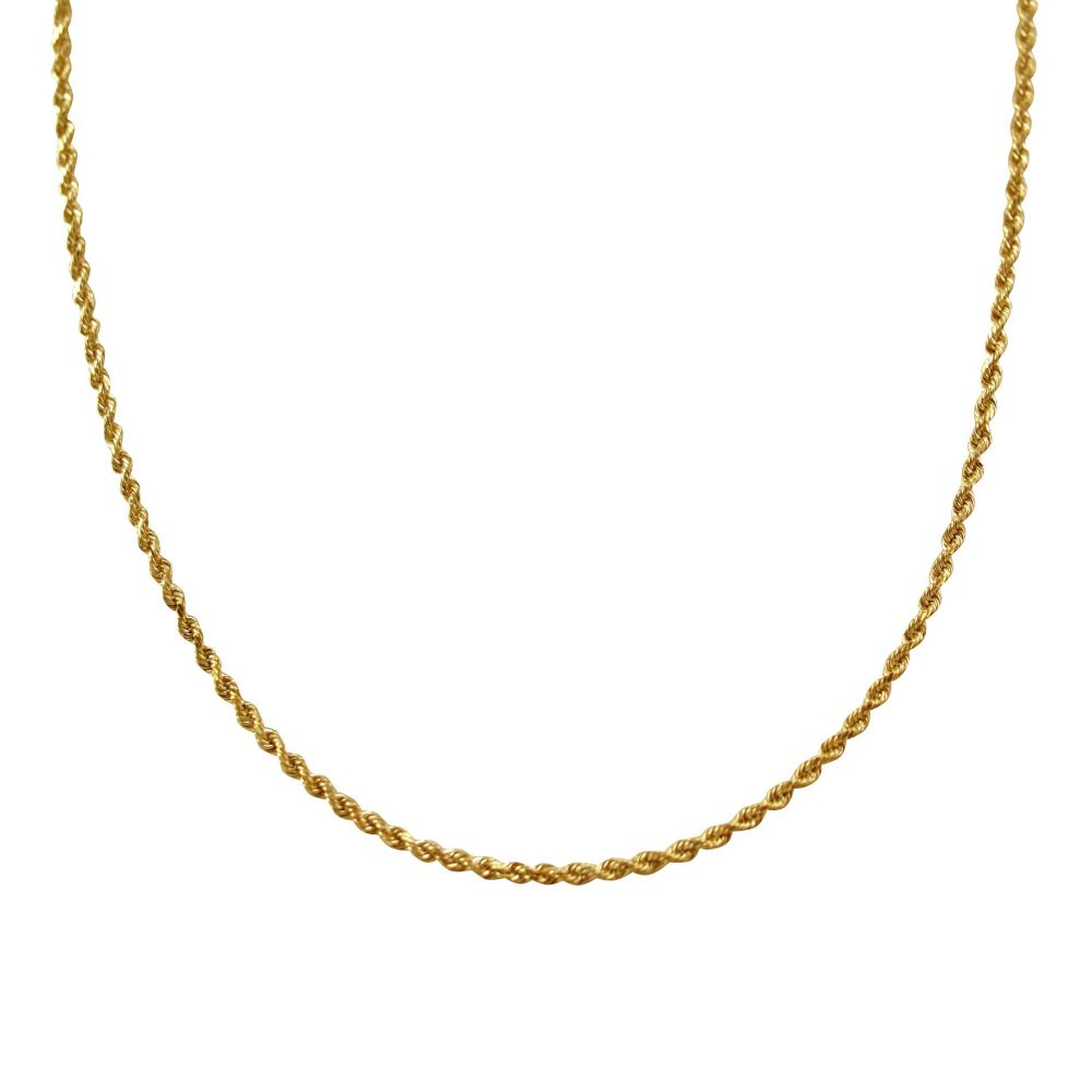 10k Yellow Gold Rope Chain
