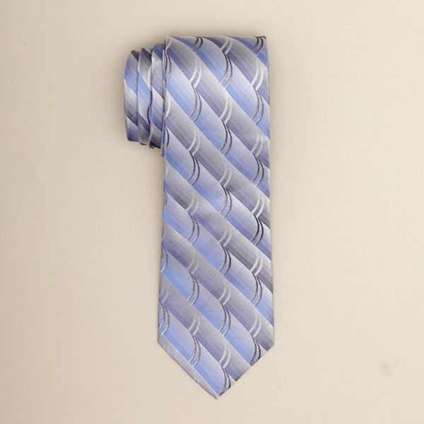 Structure Degrade Panel Skinny Tie