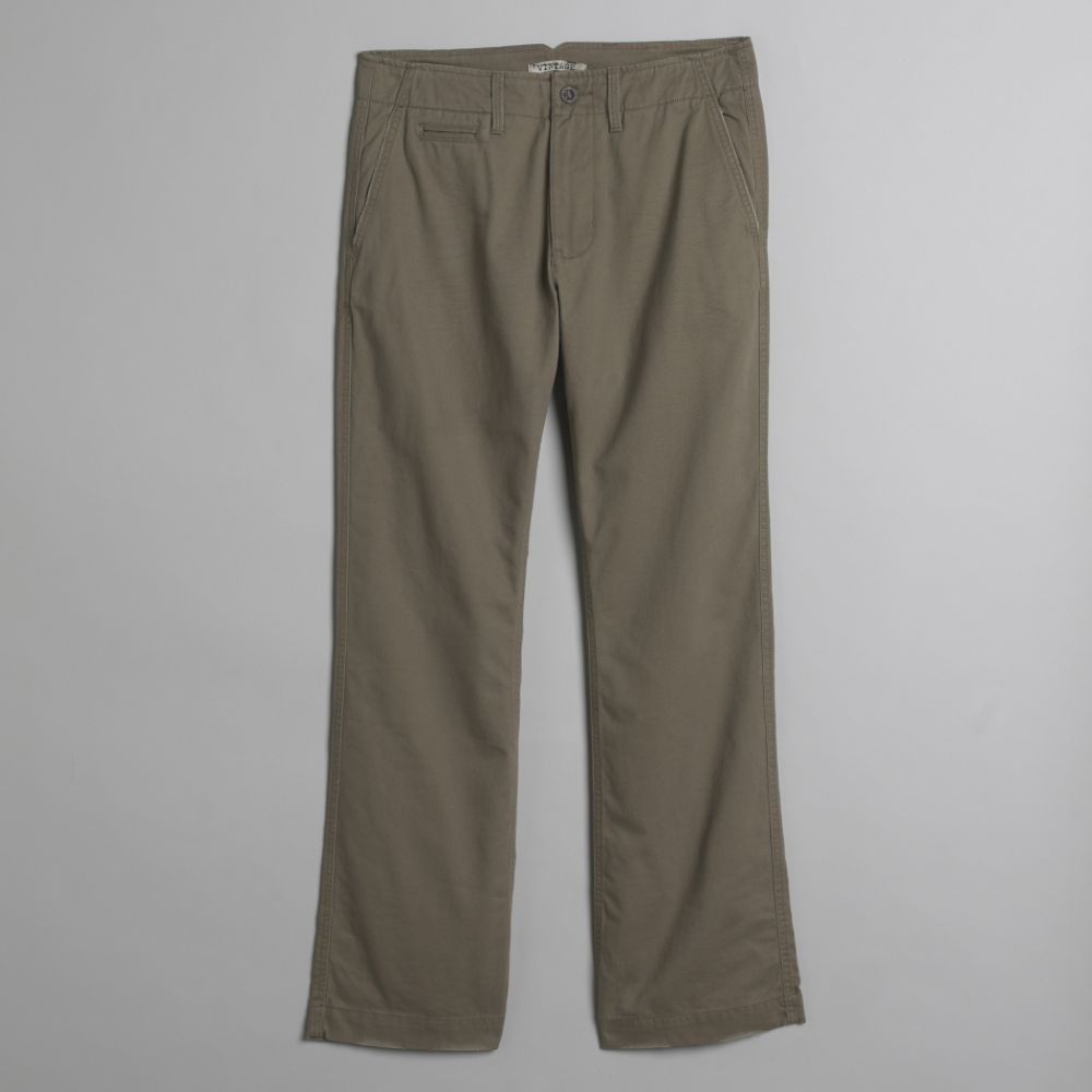 Route 66 Men's Slim Fit Flat Front Pants