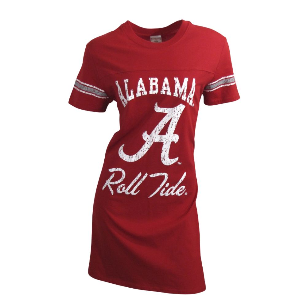 NCAA Women's Short Sleeve Printed Alabama Crimson Tide Nightshirt