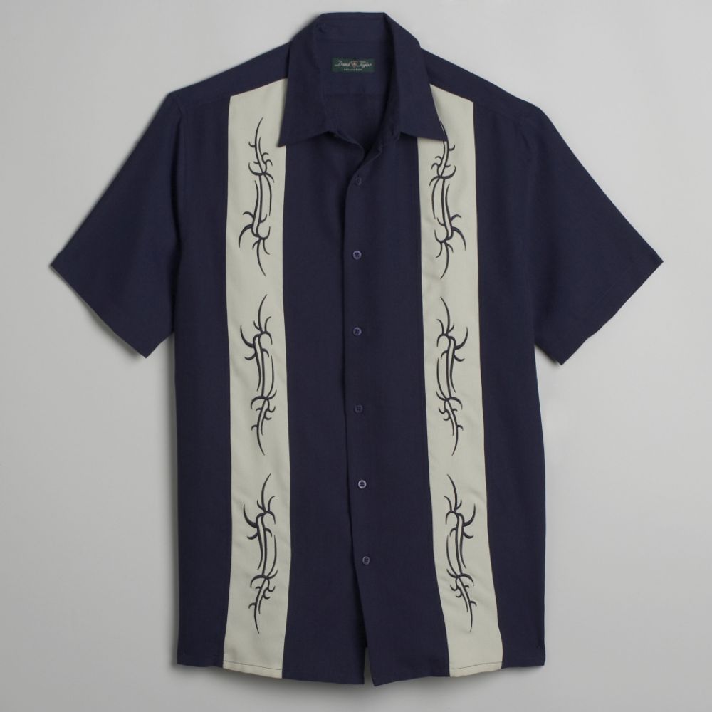   Tall Clothing on David Taylor Men S Big   Tall Short Sleeve Embroidery Button Down