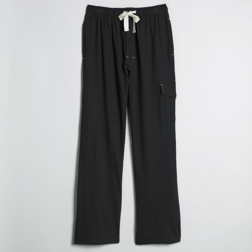 Joe Boxer Men's Drawstring Solid Cargo Pants