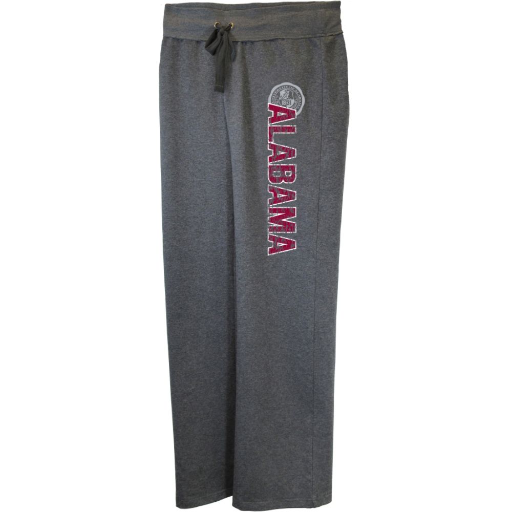 NCAA Women's Screen Print Alabama Low Rise Wide Leg Pants